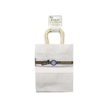 100 Count 5.25x3.5x8.25 inch Premier Retail 10346006048 Metallic on Kraft Shop Bags Silver 100 Count 5.25x3.5x8.25 inch Premier Retail 10346006048 Metallic on Kraft Shop Bags Silver